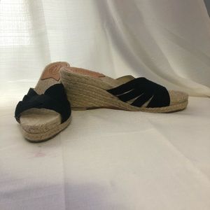 Black espadrilles
